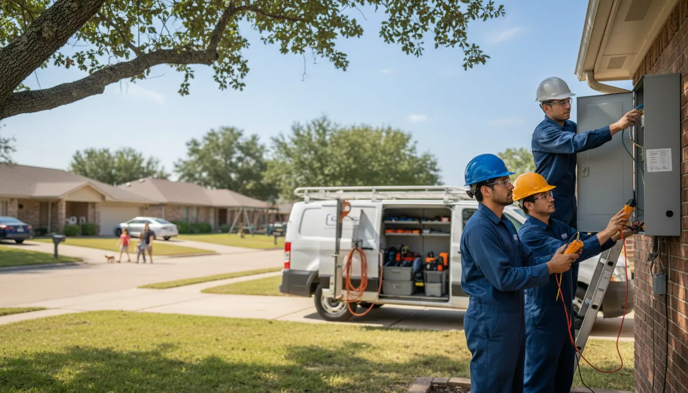 Certified electrician providing emergency electrical services in Jemison, AL